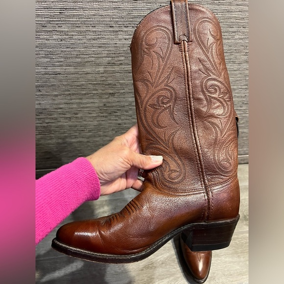 Dan Post cowgirl boots Brown size 6 1/2 Preowned Great Condition - Picture 11 of 12